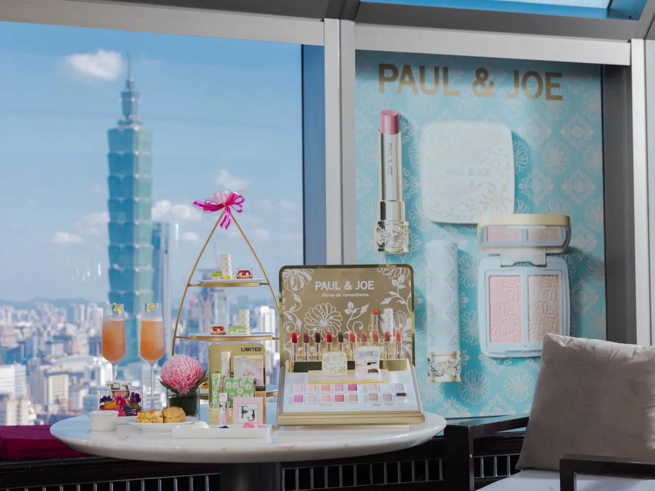彩妝變身夢幻甜點！台北遠東 x PAUL&JOE打造「花漾巴黎」下午茶
