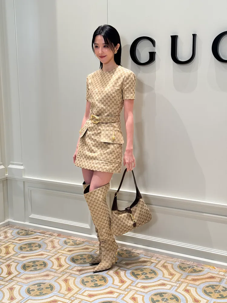 邵雨薇身上這套被命名為「洛杉磯貴賓」。張家玲攝