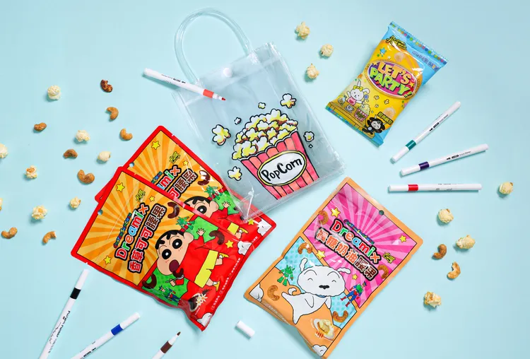 捷絲旅宜蘭礁溪館冬季專案贈禮「POP卡滋玩味禮包」不僅可享用卡滋經典雙口味腰果及爆米花隨手包，還能在專屬提袋上彩繪。捷絲旅提供
