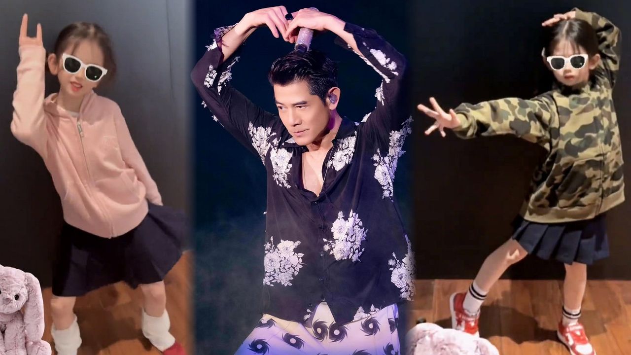 郭富城愛女拷貝BABYMONSTER 小姊妹卡點精準沒讓舞王爸漏氣