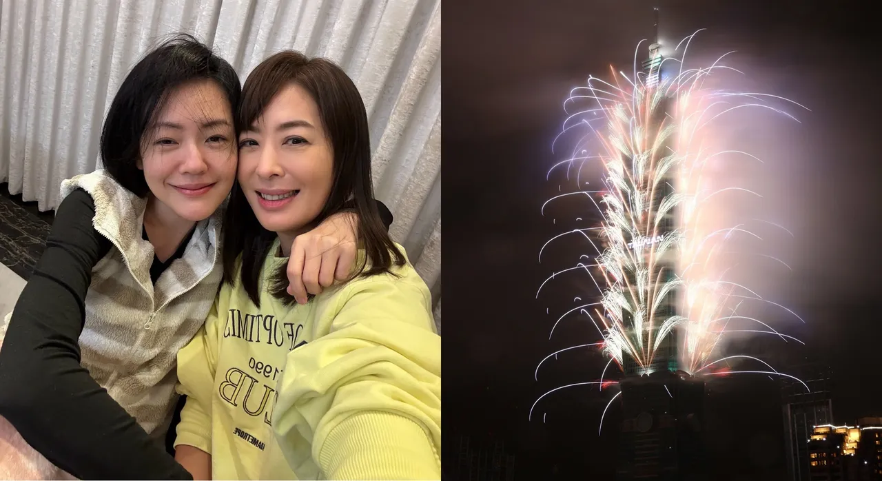 賈永婕之前出動閨蜜小S，幫忙宣傳台北101跨年煙火。翻攝小S臉書、莊宗達攝