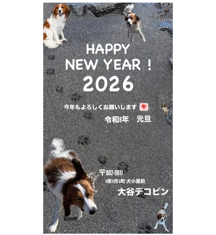 大谷翔平用Decoy向球迷拜年。 翻攝ohtani X