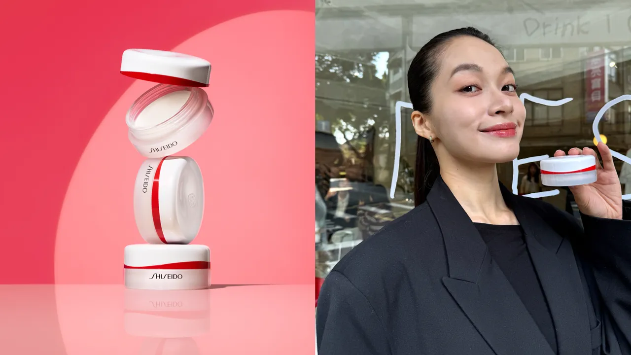 資生堂推出超聚光持光蜜粉，粉體中加入專利研發的「玻尿酸持光粉末」。品牌提供、張家玲攝