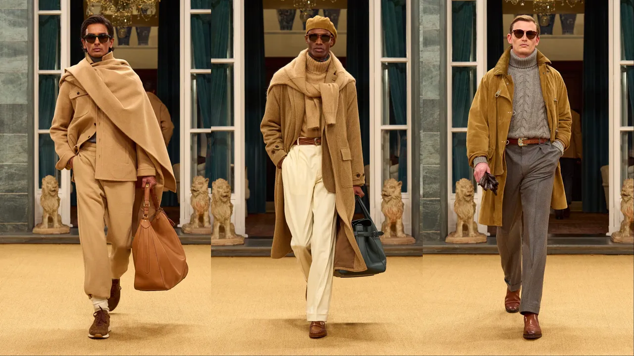 Ralph Lauren Purple Label 2026秋季男裝系列。品牌提供