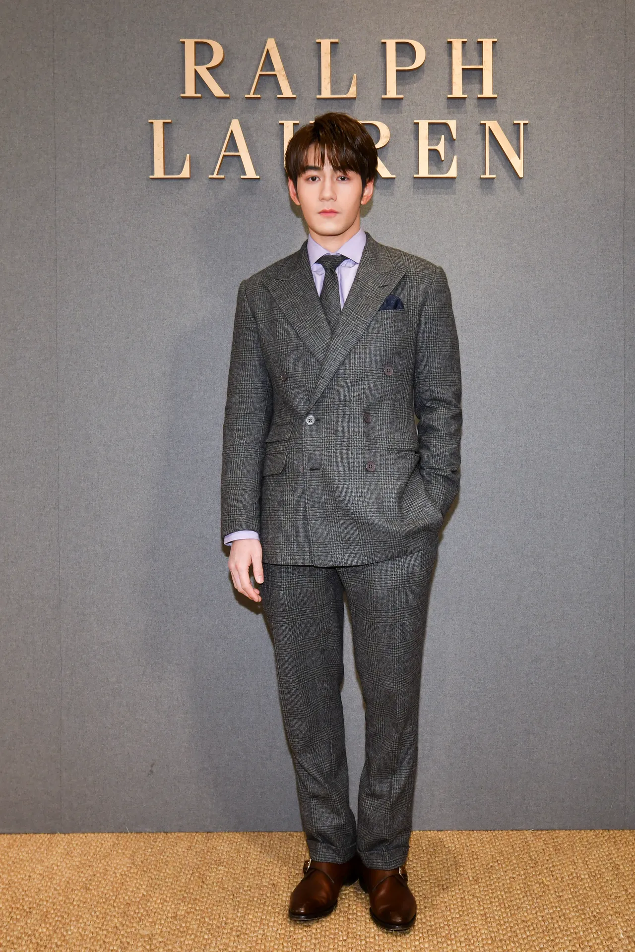 香港影壇男神魏浚笙現身Ralph Lauren男裝大秀。品牌提供