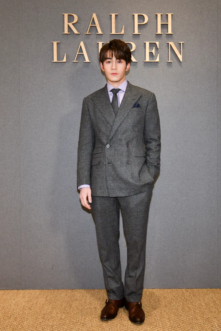 香港影壇男神魏浚笙現身Ralph Lauren男裝大秀。品牌提供