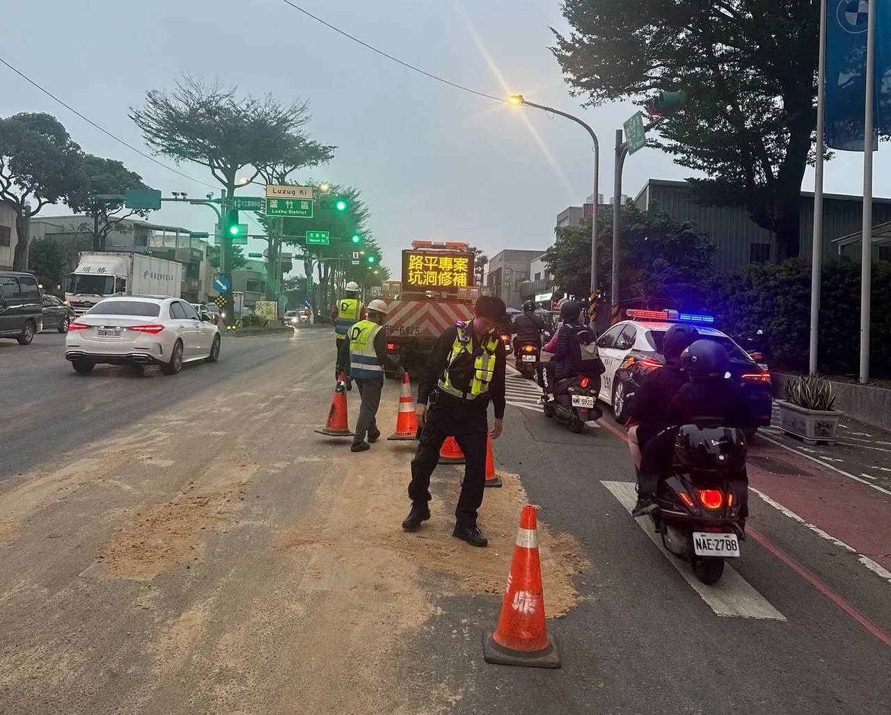 現場。桃園警分局提供