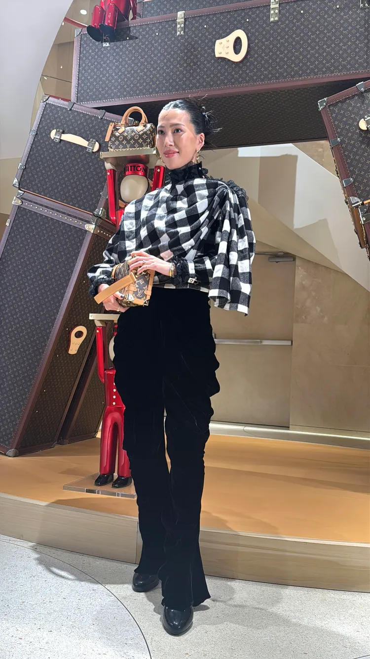 時尚網紅莫莉。張家玲攝