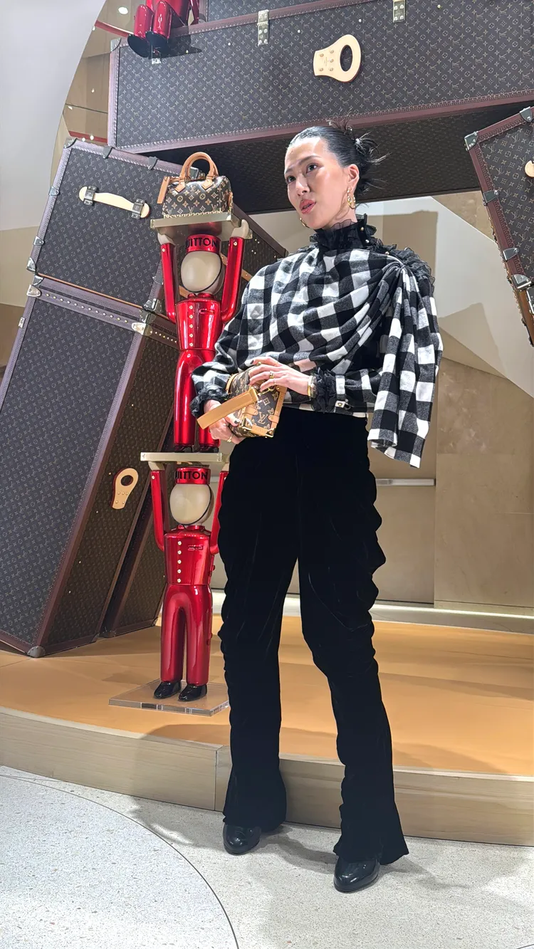 時尚網紅莫莉。張家玲攝