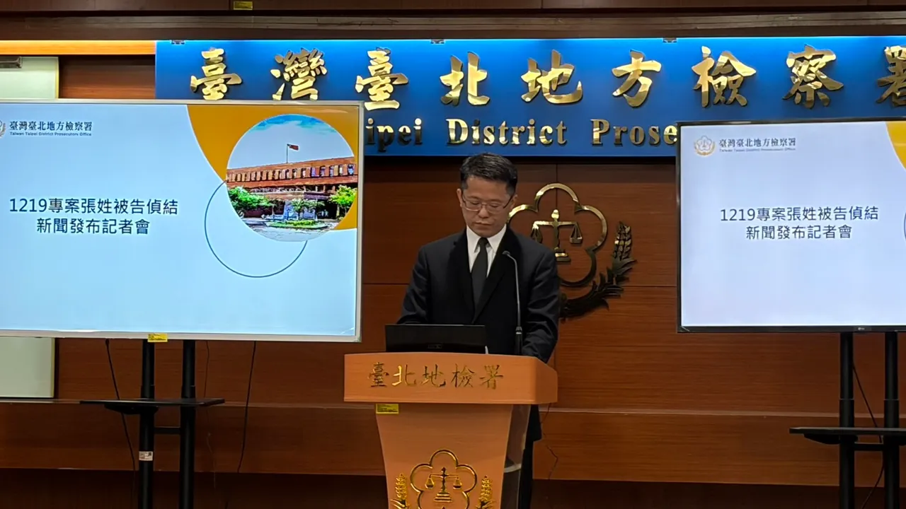 北檢襄閱主任檢察官、發言人高一書說明張文隨機攻擊事件偵結報告。張欽攝