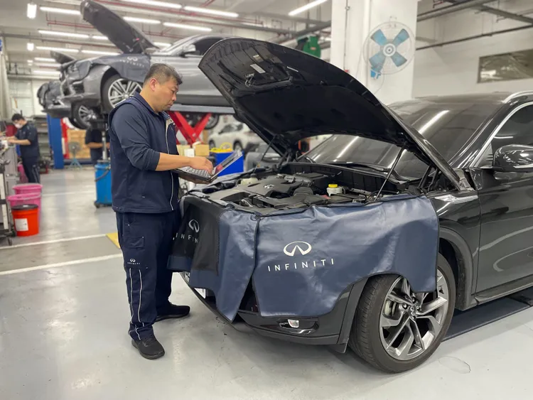 INFINITI春節健檢活動提供共計42項車輛免費檢查。業者提供