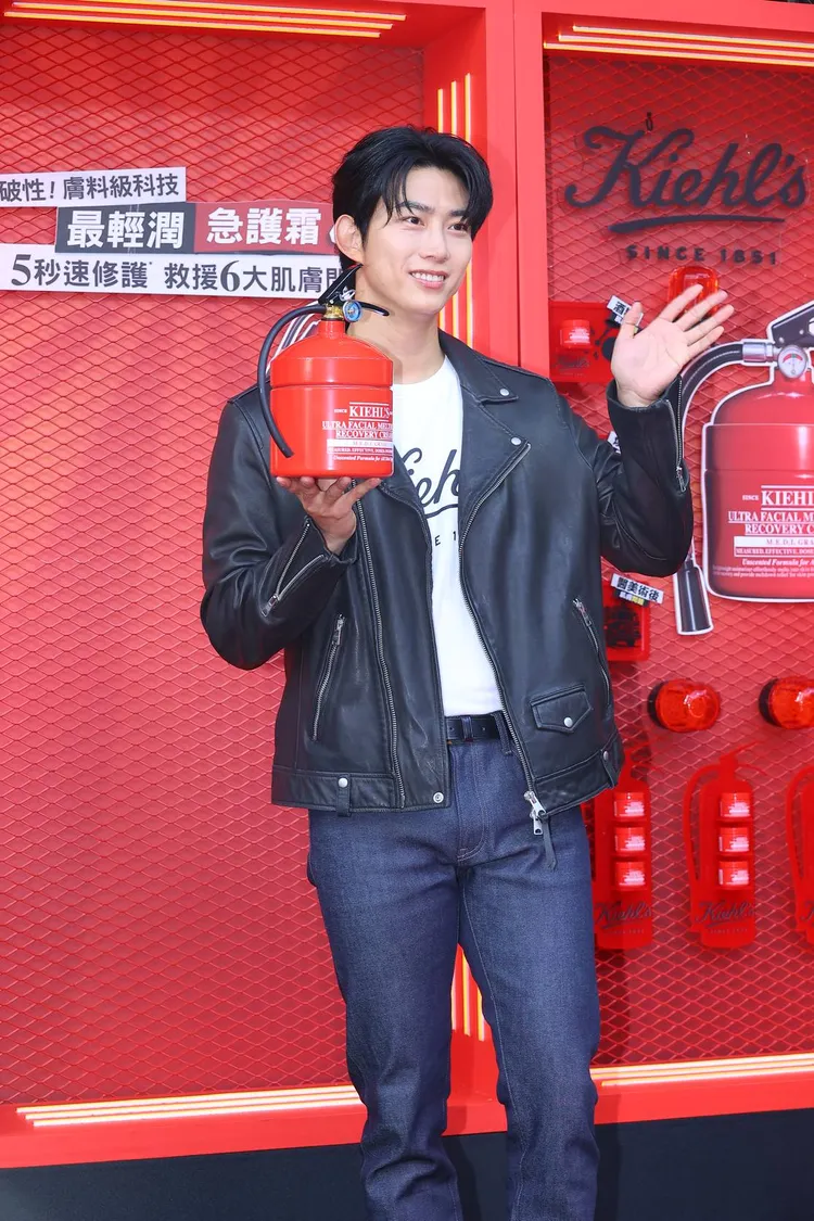 玉澤演出席美妝品牌Kiehl's活動。攝影中心攝