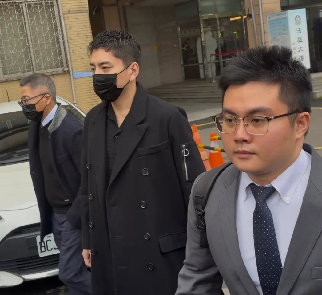 王大陸今天出庭辯論，堅稱自己沒有蒐集個資，請法官給予無罪判決。張欽攝