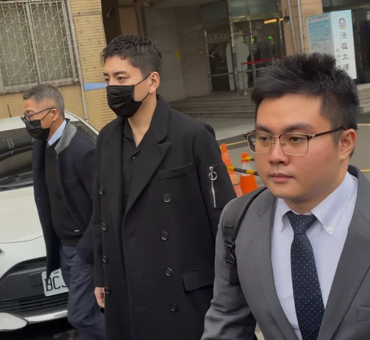 王大陸今天出庭辯論，堅稱自己沒有蒐集個資，請法官給予無罪判決。張欽攝