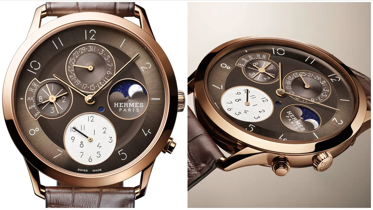 本周新表｜爱马仕Slim d’Hermès万年历秀低调哲学　崭新配色勾勒温润