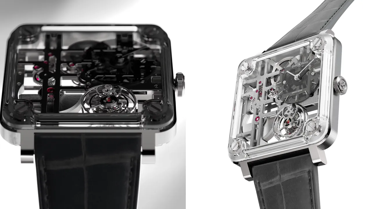 Bell & Ross BR-X3 Tourbillon Micro-Rotor微型擺陀陀飛輪，台灣配額僅有限量1只。品牌提供