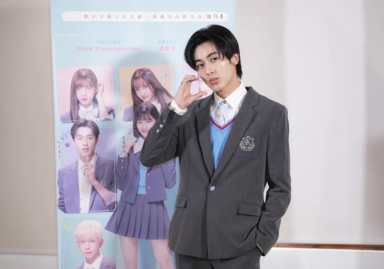 Corn透露來台拍戲時每天都喝珍奶。彭欣偉攝