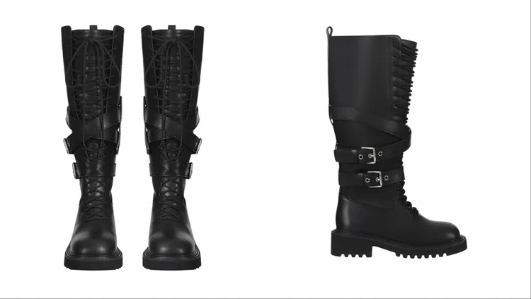 STAND OIL Vering Buckle Boots，14萬9000韓元（約新台幣3260元）。品牌提供