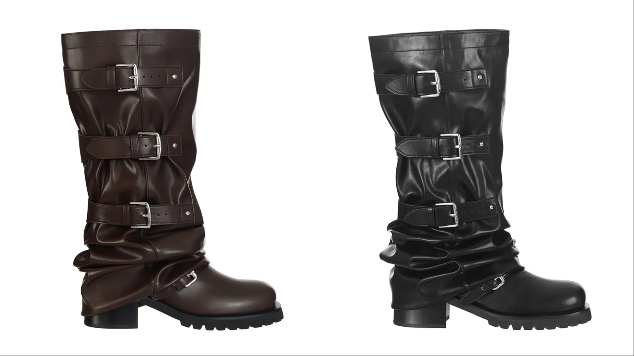 STAND OIL Trinity Slouch Boots，14萬9000韓元（約台幣3260元）。品牌提供