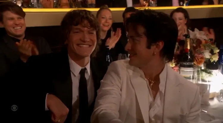 《烈愛對決》雙帥合體吸引尖叫聲。翻攝CBS畫面