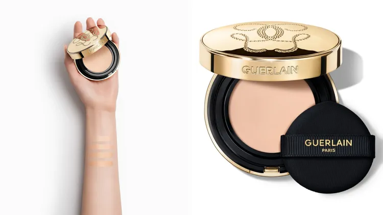 嬌蘭24K純金光透精華氣墊粉餅，3150元。品牌提供