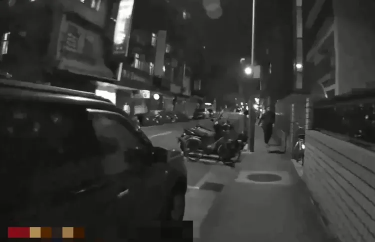 黃男毒駕被北市警方逮到。翻攝畫面