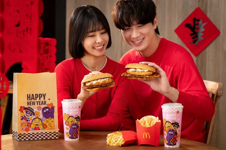 「金迎招財系列」今起至3月3日限時推出。麥當勞提供