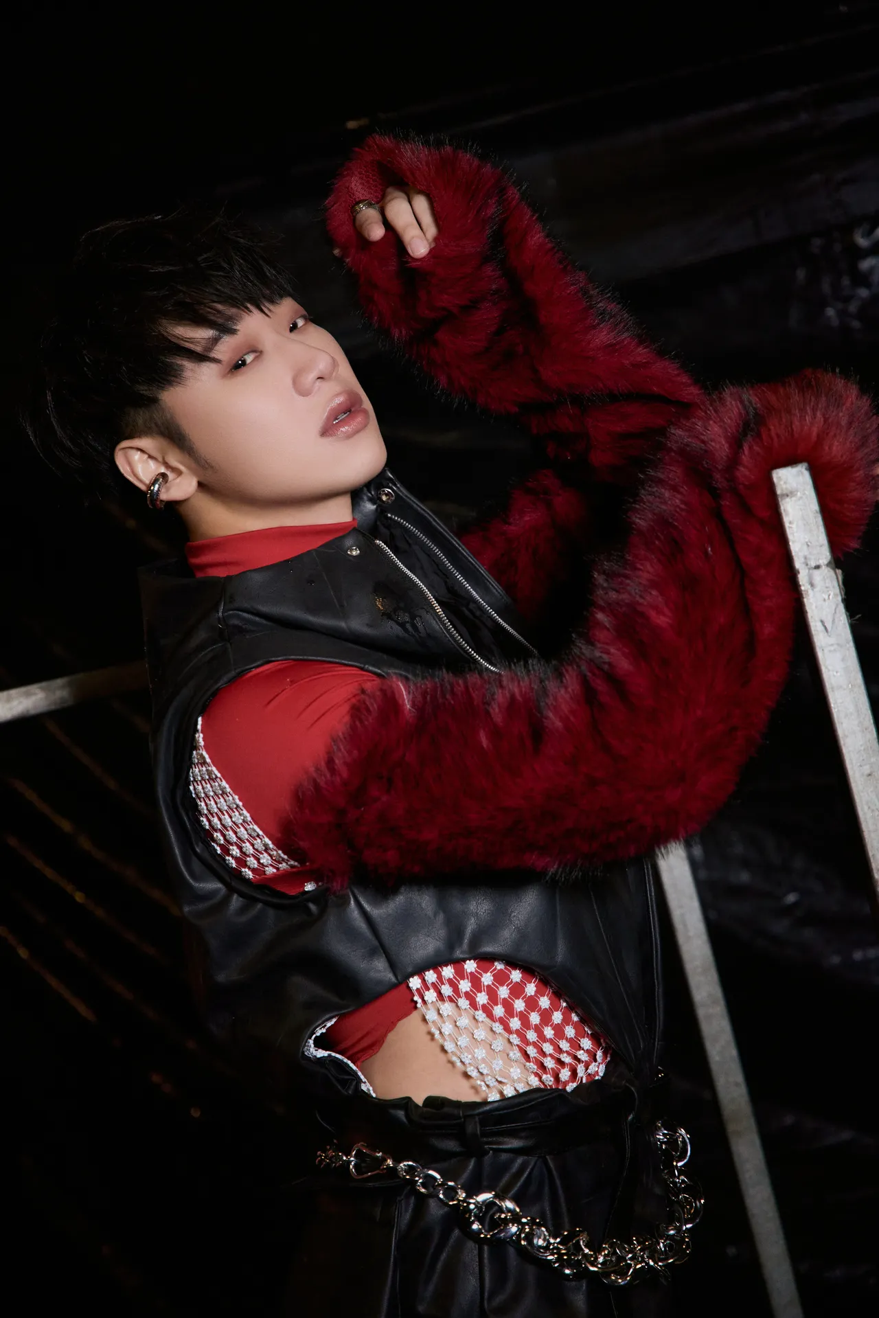 小赖冒著低温演出。星向音乐国际有限公司提供