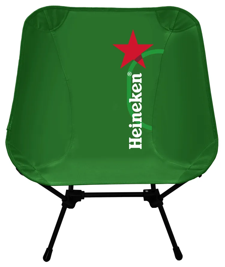 傳統零售通路箱購贈露營椅太空露營椅(綠底款)。業者提供
