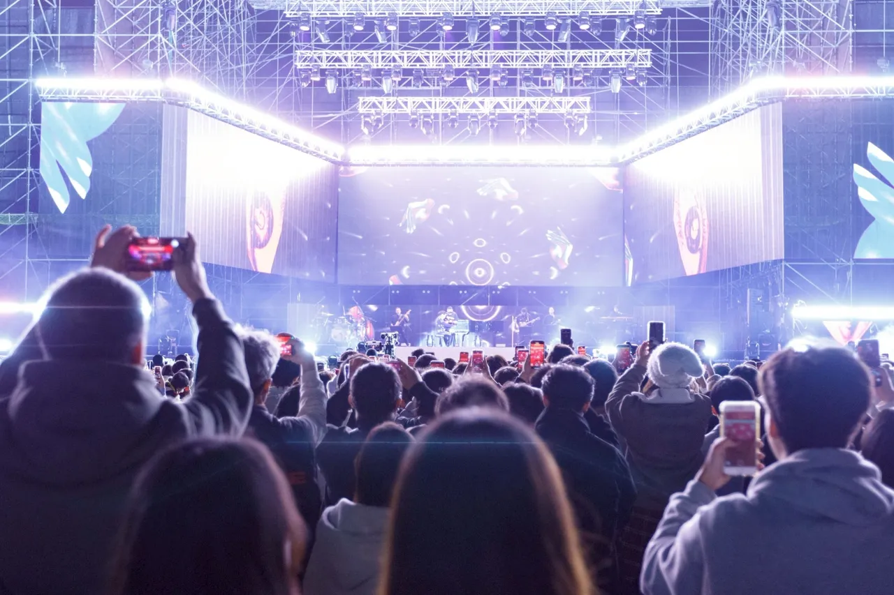 台中2026跨年晚会突破30万人次。市府提供