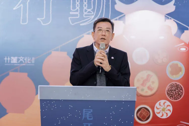 新竹市議會議長許修睿身兼竹蓮寺主委。新竹市府提供