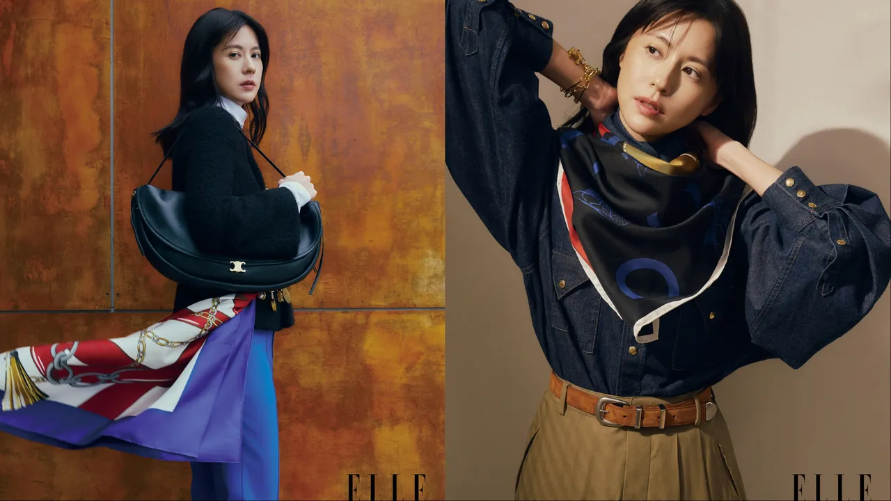 林予晞拍攝《ELLE》封面。《ELLE》國際中文版提供