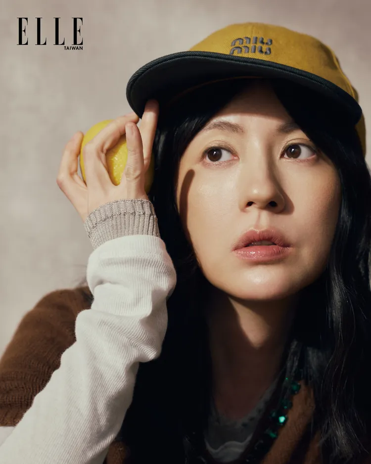 林予晞拍攝《ELLE》封面。《ELLE》國際中文版提供
