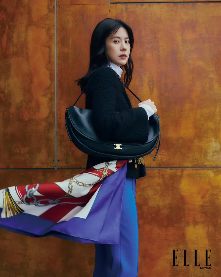 林予晞拍攝《ELLE》封面。《ELLE》國際中文版提供