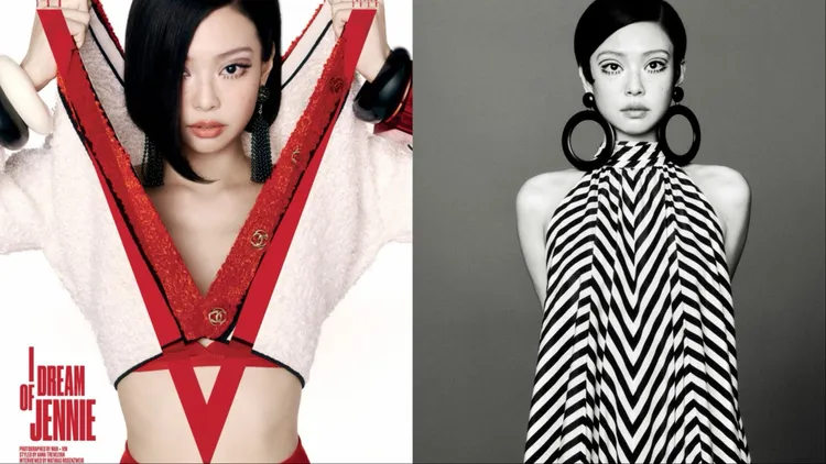 Jennie全新大片太過前衛　致敬60年代時尚Icon卻激似陳珊妮