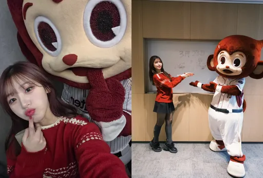 樂天最萌外交！猿氣到韓國執行「神秘任務」　與廉世彬貼臉同框