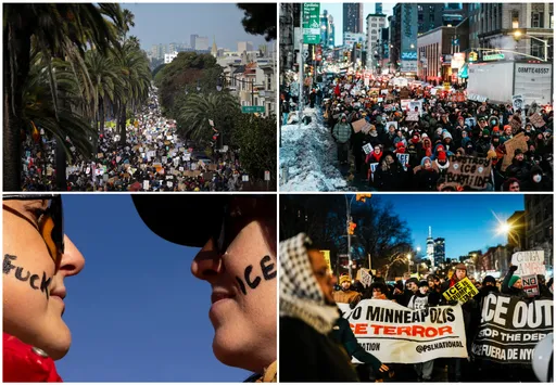 抗議ICE執法遍地開花　「不工作、不上學、不消費」全美大罷工　