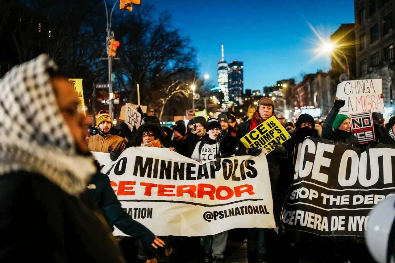 美國紐約抗議現場。路透