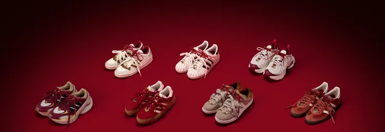 adidas Originals替7款經典鞋履帶來紅色新樣貌。品牌提供
