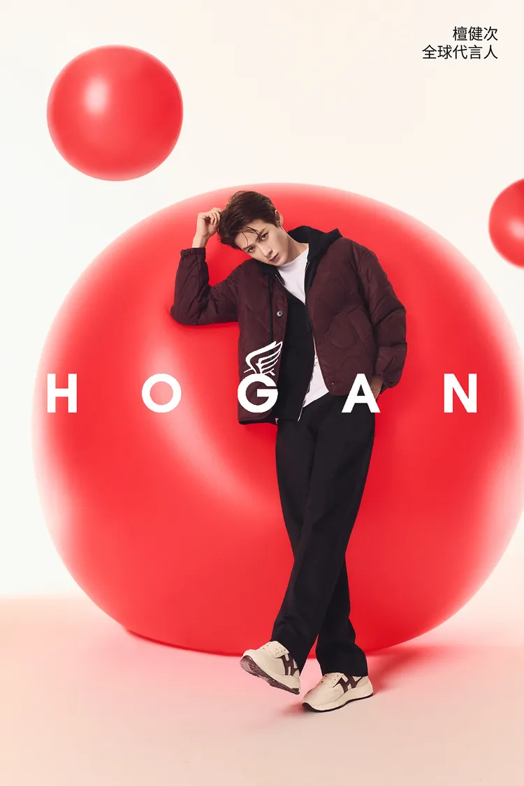 檀健次拍攝HOGAN新春形象照。品牌提供