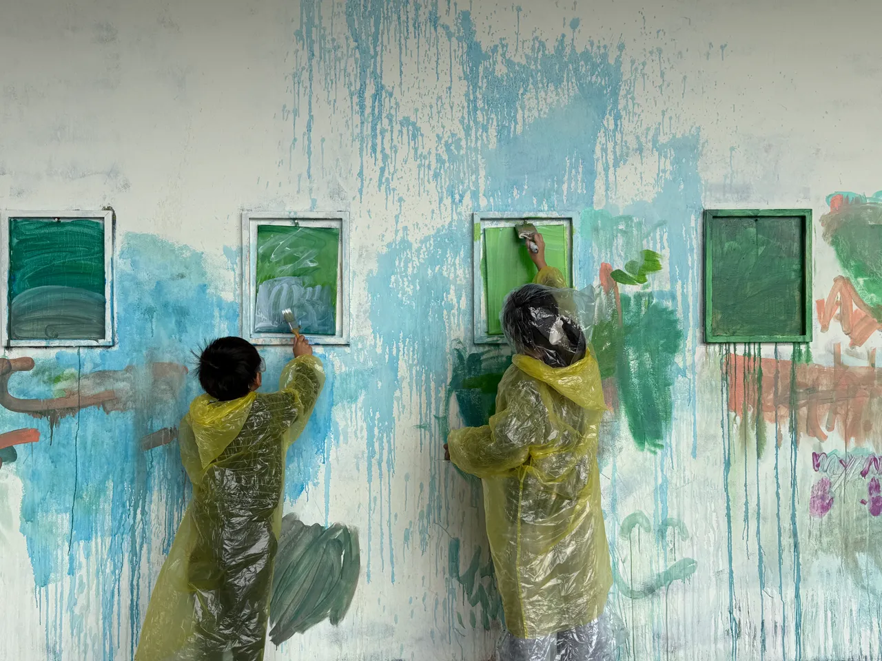 「SASA Play灑畫」體驗過程超級紓壓。S.H.攝