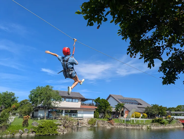 全新推出的「卡比巴拉高空滑索」。綠舞提供
