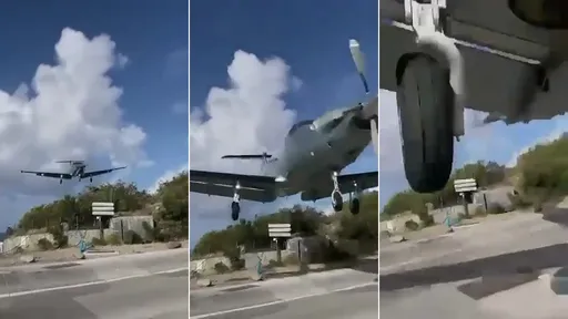 影片｜降落ing「天上飛機KO地上手機」　遊客擋路狂攝遭機輪懲罰