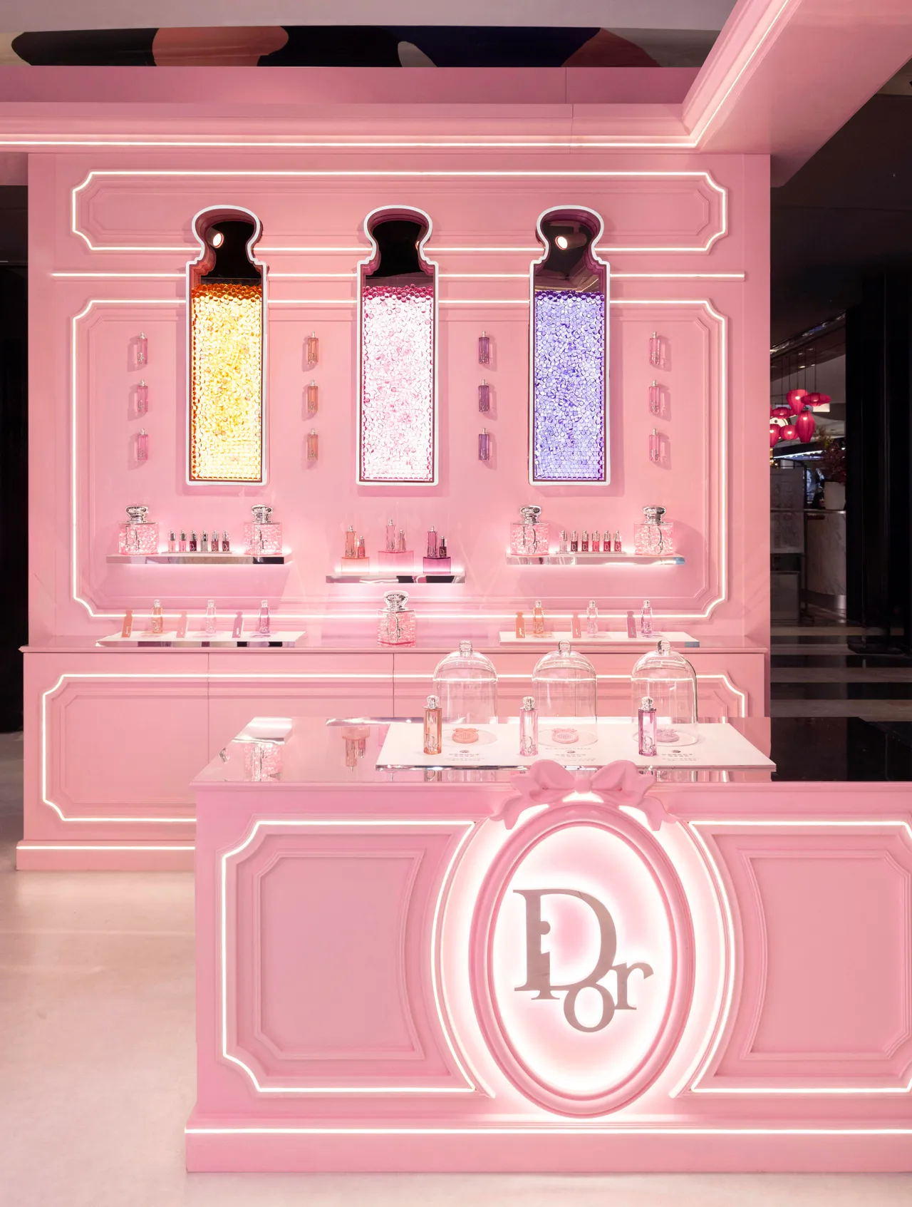 迪奧癮誘香氛互動區。品牌提供