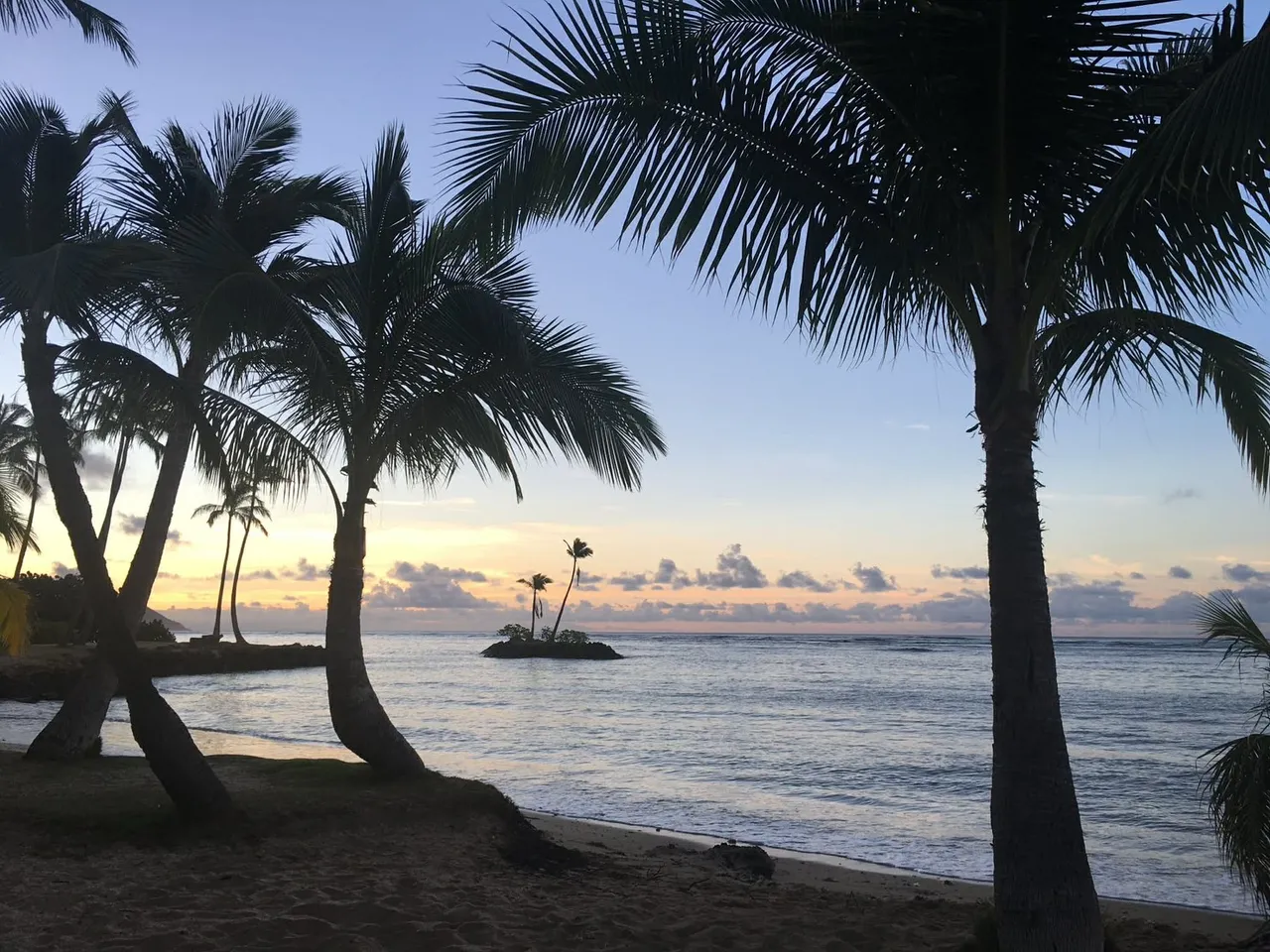 黄大炜拍摄夏威夷的美景。经纪人提供