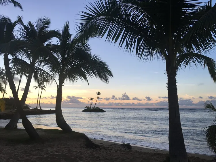 黃大煒拍攝夏威夷的美景。經紀人提供