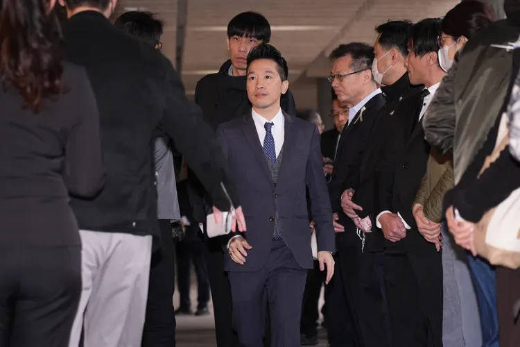 總統府副秘書長何志偉。彭欣偉攝