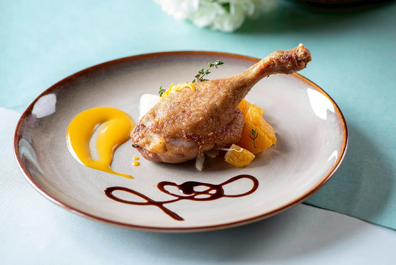 香橙風味油封鴨。業者提供