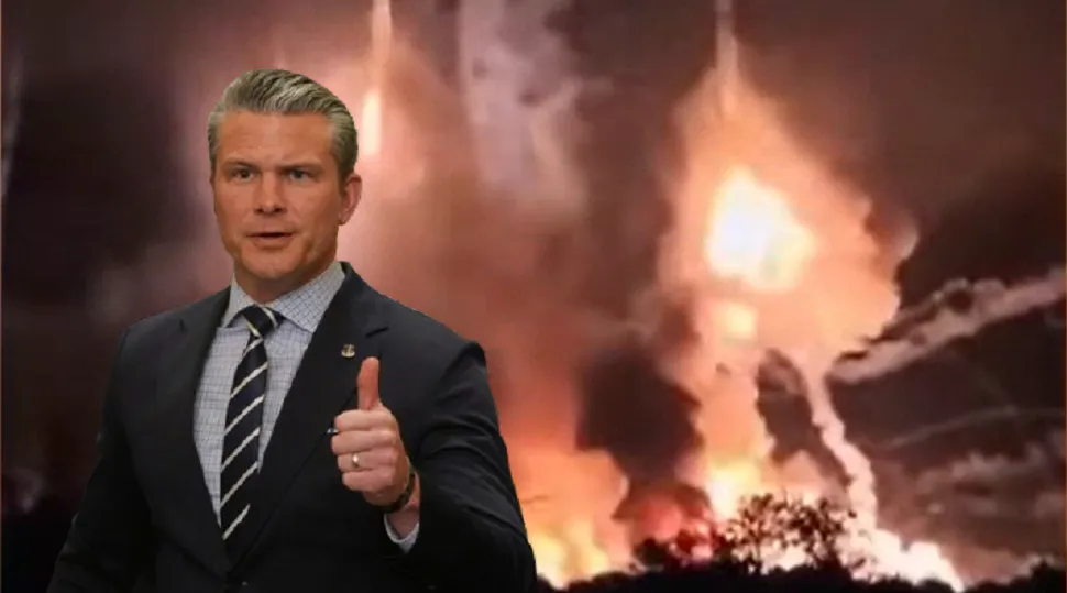 美战争部长赫格塞斯（美联社）披露，近200美军闯进委内瑞拉首都执行攻坚任务。合成画面。翻摄Facebook/WhiteHouse