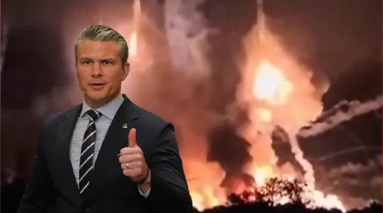 美戰爭部長赫格塞斯（美聯社）披露，近200美軍闖進委內瑞拉首都執行攻堅任務。合成畫面。翻攝Facebook/WhiteHouse